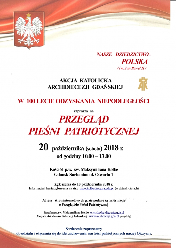 PRZEGLĄD  PIEŚNI  PATRIOTYCZNEJ.  WSPÓLNE  ŚPIEWANIE.